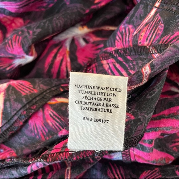 New! Ulla Johnson Caprice Purple Red Floral Print Cotton Midi Dress 22746 - Picture 14 of 15